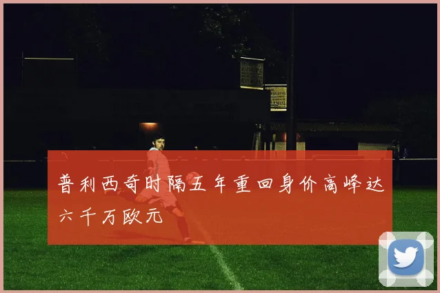 普利西奇时隔五年重回身价高峰达六千万欧元